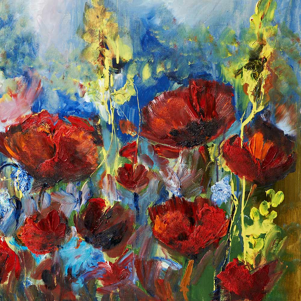oilpaintingpictureofredspringpoppy